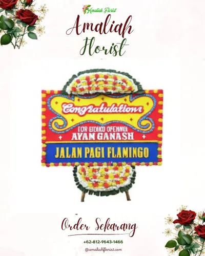 Bunga Papan Congratulation di Pagelaran